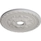 Ekena Millwork Palmetto Ceiling Medallion (Canopies up to 5"), 20 7/8"OD x 3 5/8"ID x 1 5/8"P, Ultra Pure White CM20PMUWF - alternate 2